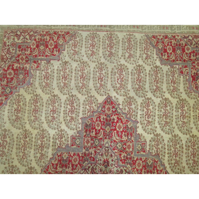Antique Persian Tabriz Dowry Rug For Sale - Image 4 of 18
