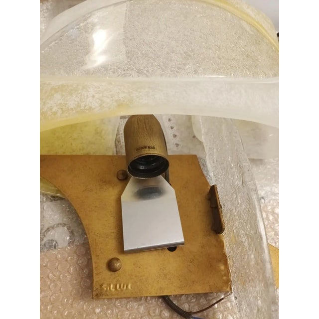 Orange 1960s "Eye" Sconces by Sillux For Sale - Image 8 of 10