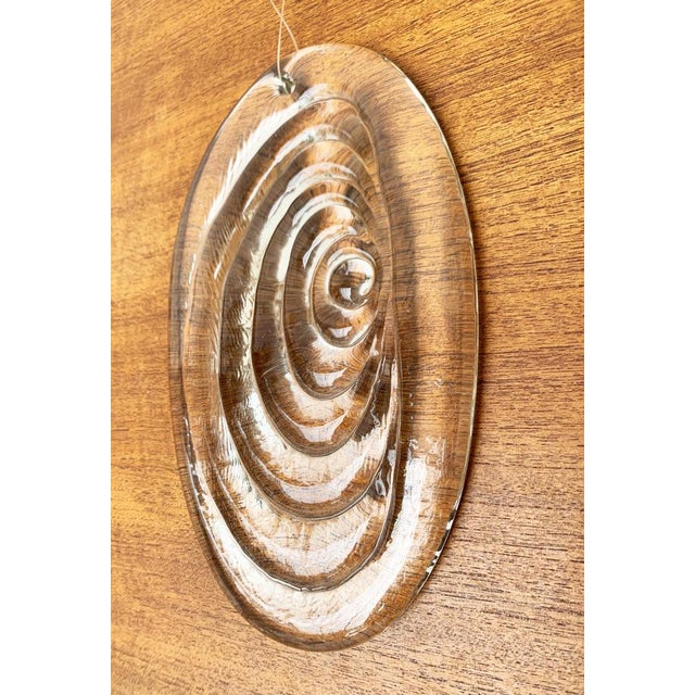 Vintage Scandinavian Art Glass Wall Deco Hanger, 1970s For Sale - Image 3 of 15