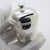 A small decorative money box crafted in Italy during the 1990s or 2000s. Hallmarked 800 which stands for Continental...
