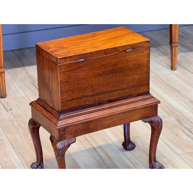 19th Century English George III Mahogany Diminutive Side Table For Sale - Image 10 of 11