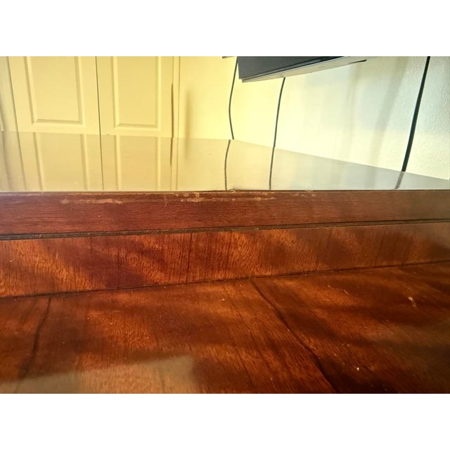 Brown Late 20th Century Art Deco Style Sculptural Walnut Sideboard / Credenza For Sale - Image 8 of 16