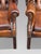 Antique Wing Back Chairs in Brown Leather, 1890, Set of 2 For Sale - Image 6 of 11