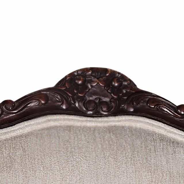 Drexel Heritage Louis XV Style Bergere Armchairs French Rococo Pair 41" For Sale In San Francisco - Image 6 of 16
