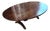 1970s Mid Century Stunning Solid Walnut Oval Coffee Table For Sale