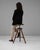 1920s French Adjustable Swivel Stool With Tripod Base For Sale - Image 4 of 18