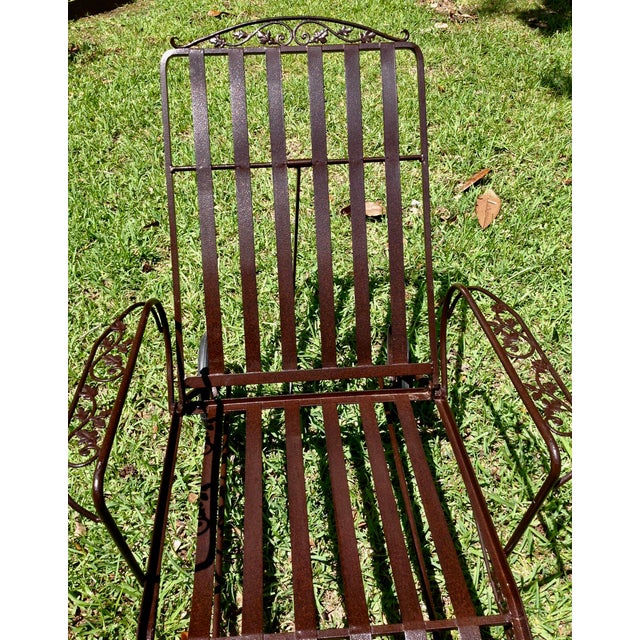 Vintage Woodard Furniture Chaise Lounge Chairish