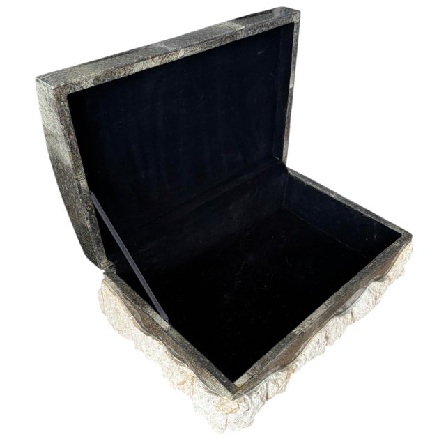 1990s Tessellated Stone Decorative Box For Sale - Image 4 of 10
