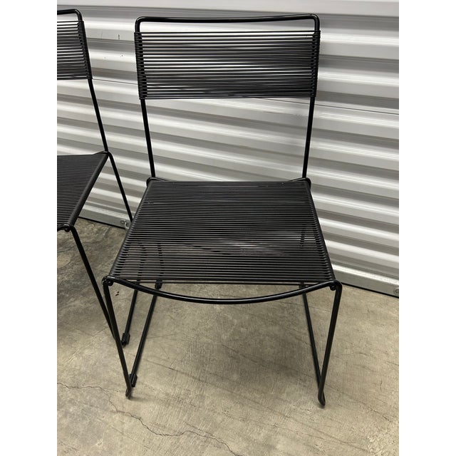 Vintage Italian “Spaghetti” Side Chairs Attributed to Giandomenico Belotti - A Pair For Sale In Philadelphia - Image 6 of 11
