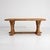 Wood Brutalist Oak Dining Table For Sale - Image 7 of 13