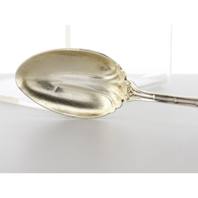 Antique John Wendt Sterling Silver Bird Pattern Ice Cream Spoons - Set of 6 For Sale - Image 17 of 17
