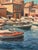 Ellis Wallin, Boats in the Harbor, 1950s, Oil on Canvas, Framed For Sale - Image 15 of 18