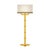 Alba Floor Lamp in Ceramic and Linen with Samuel & Sons Trimming by Popus Editions For Sale - Image 4 of 9