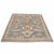 Indian Wool Sultanabad Masters Square 6 x 6 Blue, Orange & Ivory Handmade Area Rugs: #1143145 For Sale - Image 9 of 12