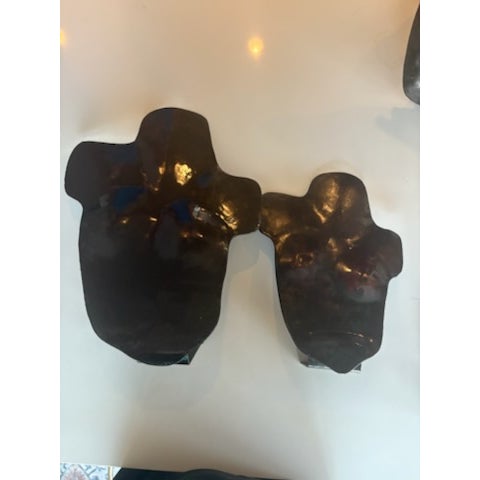 Contemporary Robert Kuo Metal Torso Woman, Repousse For Sale - Image 3 of 8