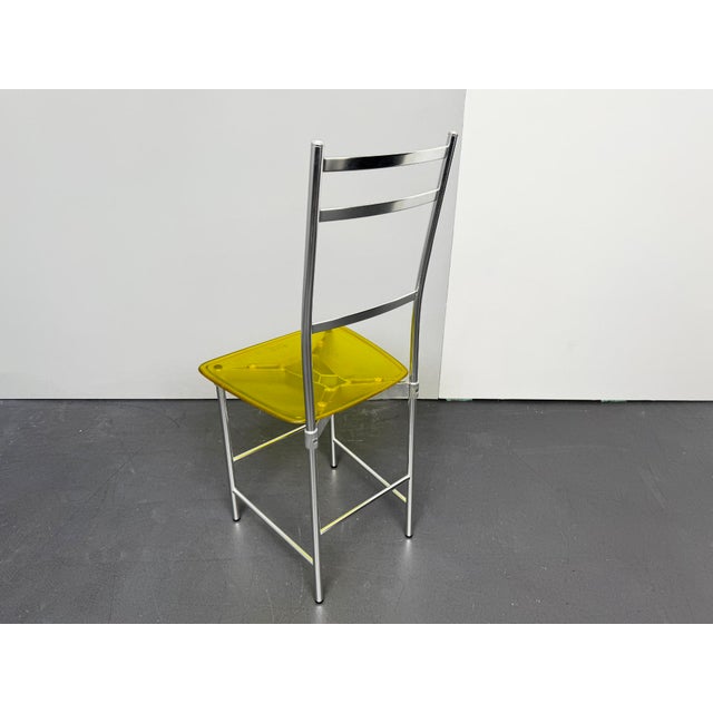 Yellow Chair by Ycami Edizioni, Italy, 1980s For Sale - Image 5 of 6