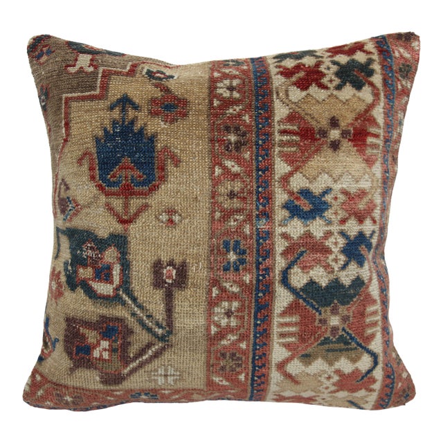 Antique Tribal Bohemian Home Decor Pillow -20'' X 20'' For Sale