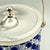 Mid-Century Modern Cobalt Blue Overlay Cut Crystal Biscuit Barrel with Silver-Plated Mount, 1950s For Sale - Image 15 of 18
