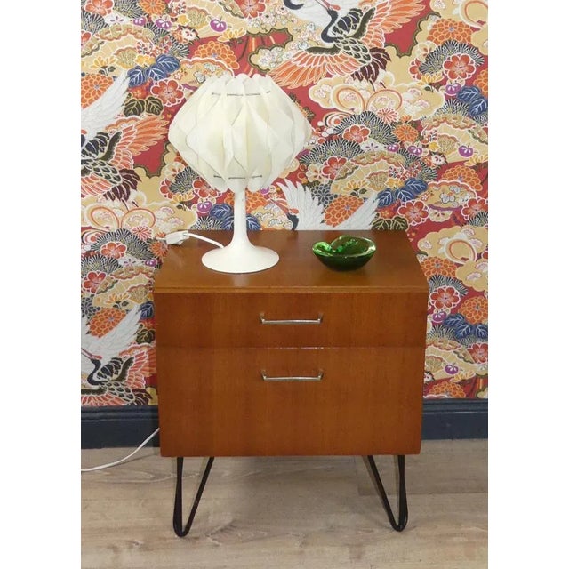 Wow! 70s space age original! design classics zicoli superstylish table lamp in a set of 2 fine plastic slats, shapely...