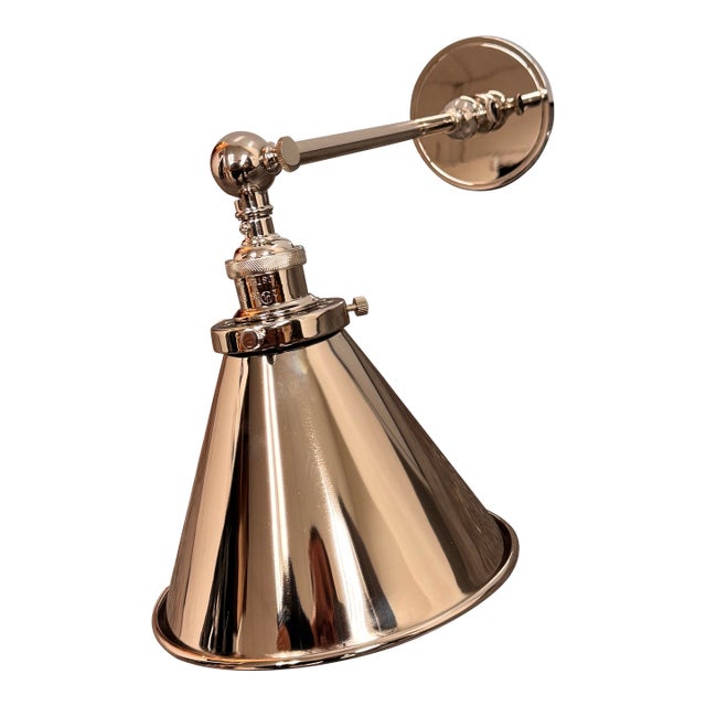Restoration Hardware 20th C. Library Single Sconce For Sale