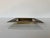 Vintage Silver Plate and Faux Crocodile Leather Dish/ Sold For Sale - Image 9 of 12