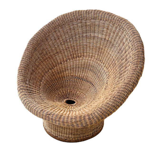 Wicker E10 Lounge Chair by Egon Eiermann, Germany, 1960s For Sale