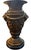 Brown Antique Neoclassic Style Bronze Urn Lamps - Pair For Sale - Image 8 of 9