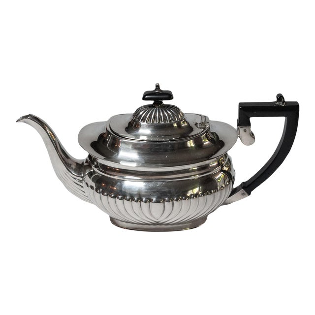 Vintage Sheffield Silver Plated Tea Pot For Sale
