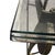 Cyber Monday Flash Sale - Vintage Rope Twist Glass & Metal Console Table For Sale - Image 9 of 10