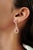Ruby Red Art Deco Revival 1.71ct Ruby & 1.29ct Diamond Chandelier Drop Earrings 14k Gold- 2 Pieces For Sale - Image 8 of 12