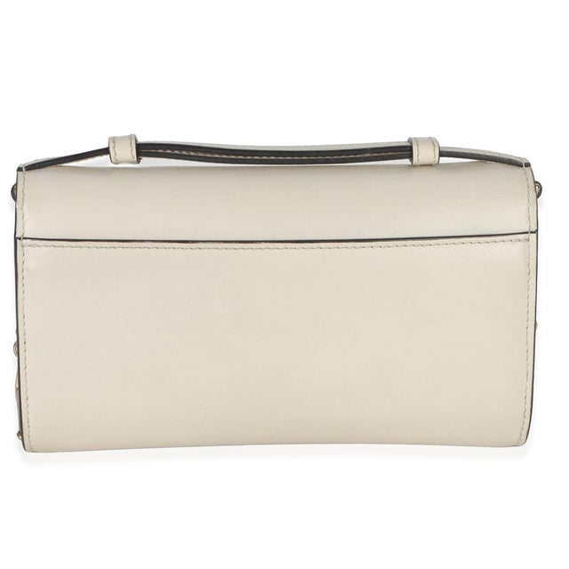 Gucci Cream Smooth Calfskin Mini Zumi Chain Shoulder Bag For Sale - Image 4 of 8
