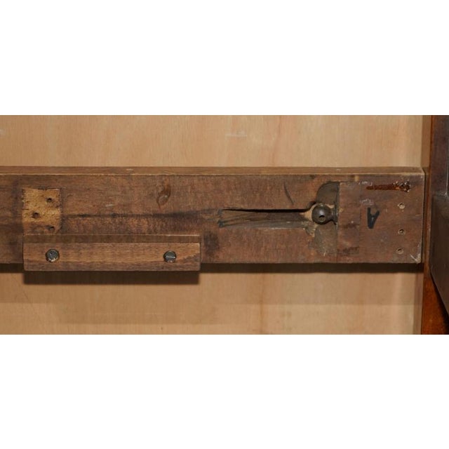 Antique French Empire Burr Walnut Estate Bed Frame, 1880s For Sale - Image 17 of 18