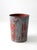 Antique Galvanized Utility Can With Red Paint For Sale - Image 13 of 17