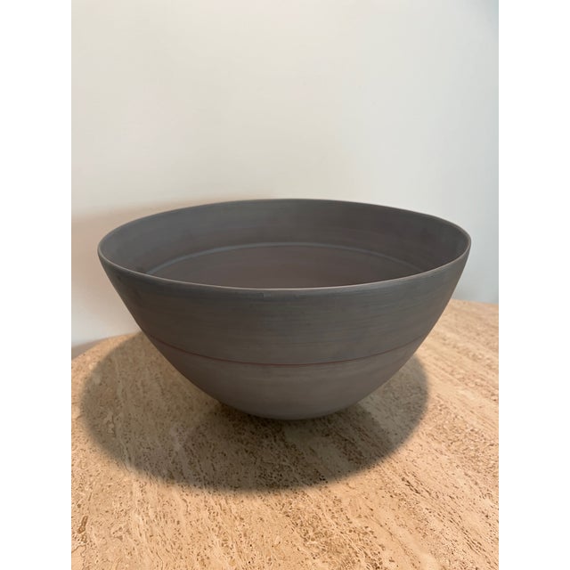 Gorgeous large centerpiece bowl crafted by Rina Menardi of Italy. This striking bowl is the perfect sculptural addition to...