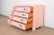 John Stuart John Stuart French Regency Pink Lacquered Dresser Chest, Newly Refinished For Sale - Image 4 of 12