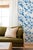 Chirp Society Floral Grasscloth Wallpaper by House Party | French Blue | 6 Yards For Sale In Charlotte - Image 6 of 9