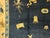 Late 19th Century 1880s Navy Blue and Tan Chinoiserie Pattern Floral Antique Chinese Peking Rug For Sale - Image 5 of 8