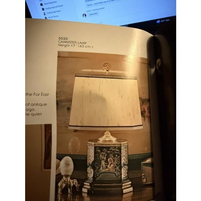 Asian Antique 1980s Wildwood Lamps #5020, Cannister Lamp 17" For Sale - Image 3 of 3