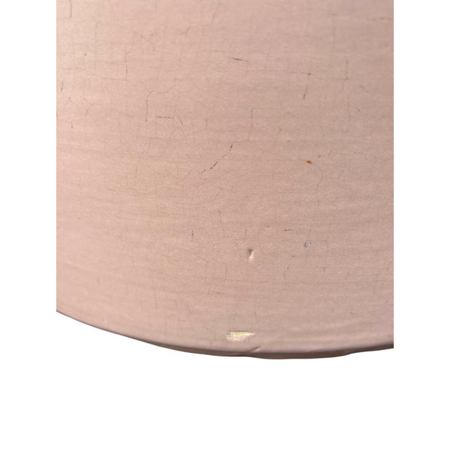 Pink Large 60s Gainey Planter in Matte Dusty Rose Pink Glaze For Sale - Image 8 of 9