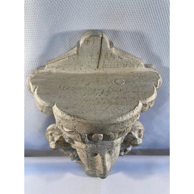 Late 20th Century Vintage Late 20th Century Outdoor Garden Ornament Shelf Bracket Bust For Sale - Image 5 of 12