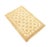 Art Deco 3'1" X 4'8" Small Ariana Samarkand Collection Soft Honey and Brown Semi Geometric Floral Rug (3' X 5') For Sale - Image 3 of 9
