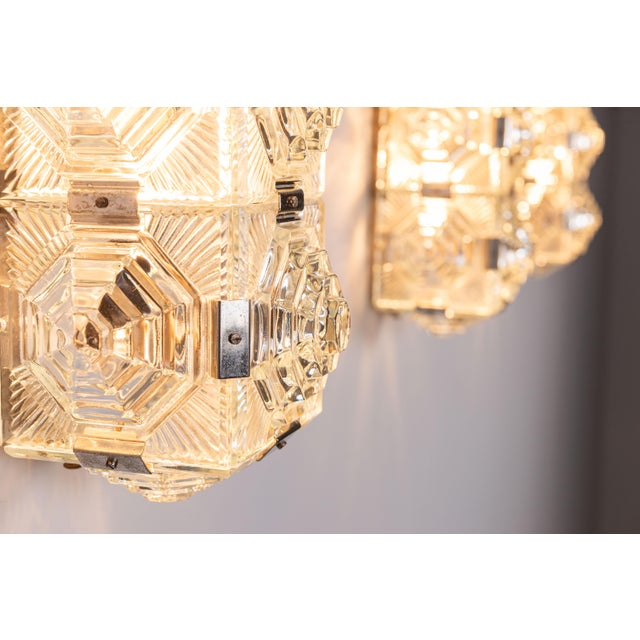 Vintage Wall Lamps from Kamenický Šenov, 1970s, Set of 6 For Sale - Image 14 of 18