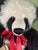 2000 - 2009 Signed Kathy Bindert Mohair Collectible Panda Bear For Sale - Image 5 of 7