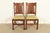 A gorgeous pair of antique Mission or Arts & Crafts side chairs or dining chairs In the manner of Stickley Brothers USA,...