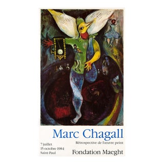 Marc Chagall, the Joggler, 1984, Lithograph For Sale