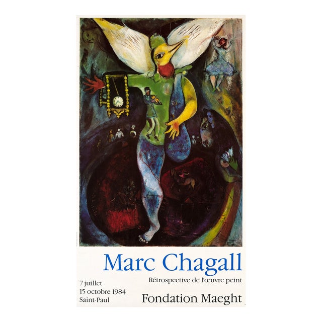 Marc Chagall, the Joggler, 1984, Lithograph For Sale
