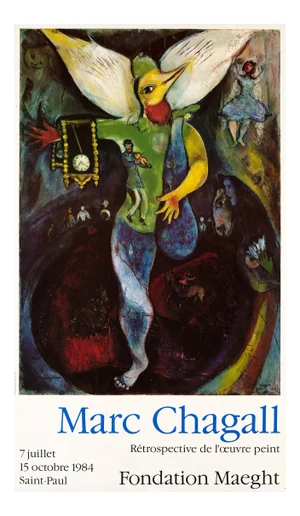 Marc Chagall, the Joggler, 1984, Lithograph