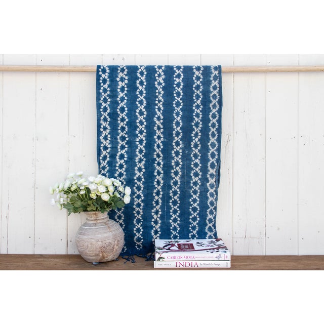 These lovely Malian mud cloths are hand-woven fabrics dyed with plant based indigo fermented mud and washed to reveal...