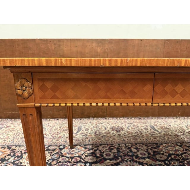 English Writing Desk in Wood For Sale - Image 11 of 18