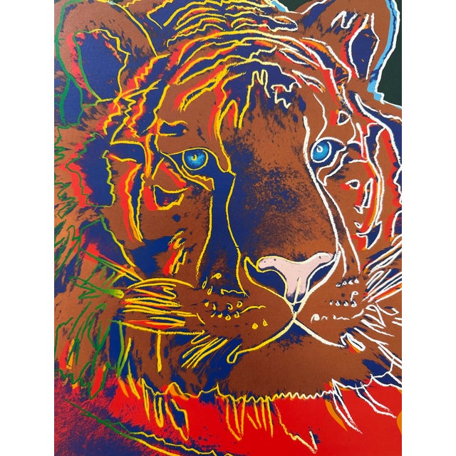 Andy Warhol Siberian Tiger. This Andy Warhol Estate rare vintage 1989 Endangered species collector’s offset lithograph...